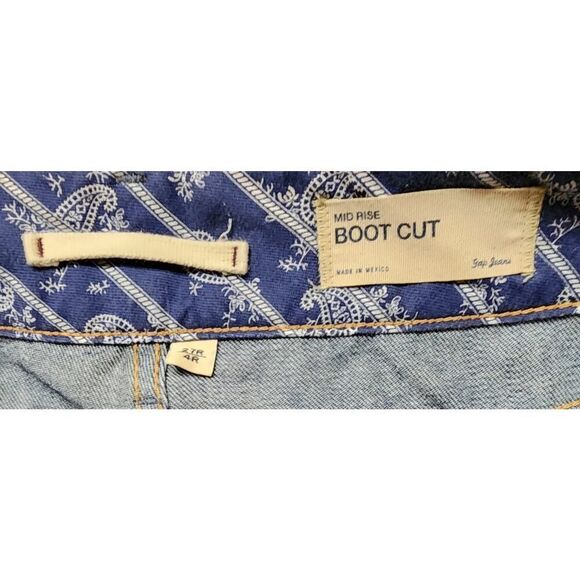 Gap Low-Rise Boot Cut Denim Blue Jeans Womens 27 Regular Dark Wash (27x34) Pant - Picture 9 of 9